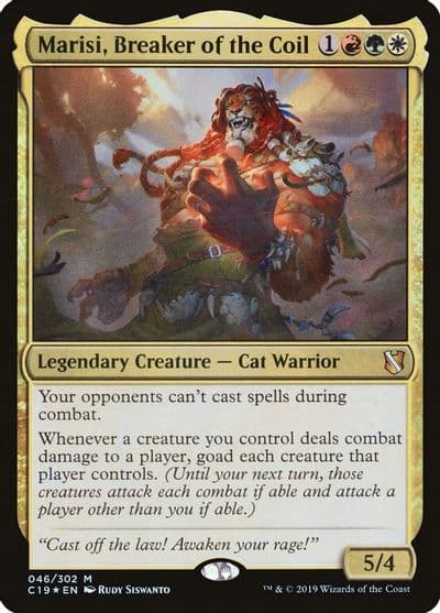 Marisi Breaker of the Coil Commander 2019 Magic card