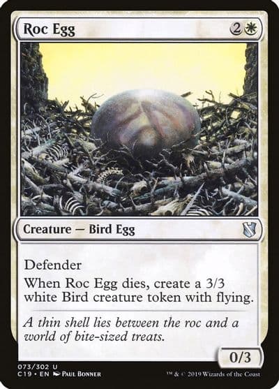 Roc Egg Commander 2019 Magic card