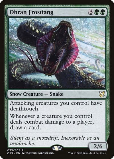 Ohran Frostfang Commander 2019 Magic card