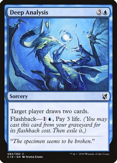 Deep Analysis Commander 2019 Magic card