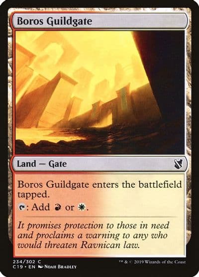 Boros Guildgate Commander 2019 Magic card