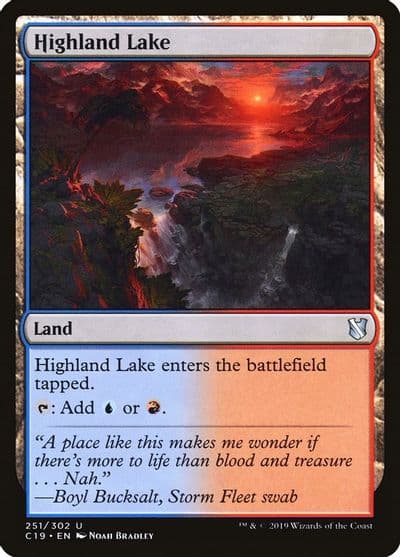 Highland Lake Commander 2019 Magic card