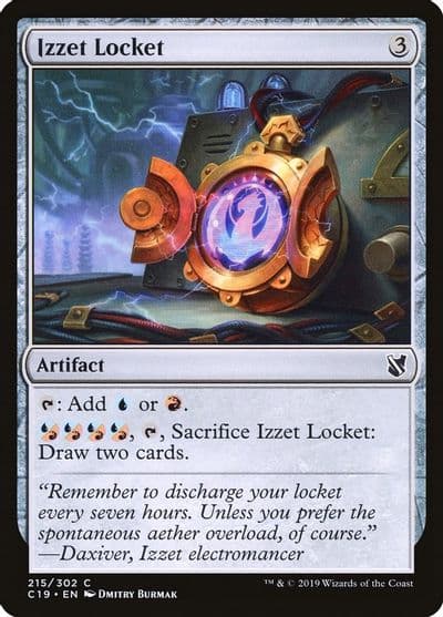 Izzet Locket Commander 2019 Magic card