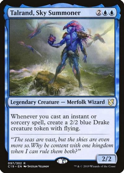 Talrand Sky Summoner Commander 2019 Magic card