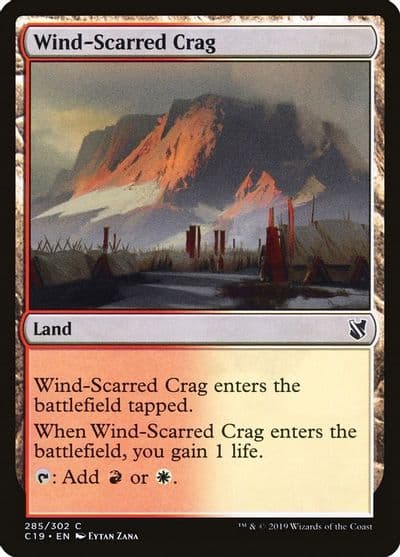 Wind Scarred Crag Commander 2019 Magic card