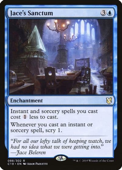 Jaces Sanctum Commander 2019 Magic card