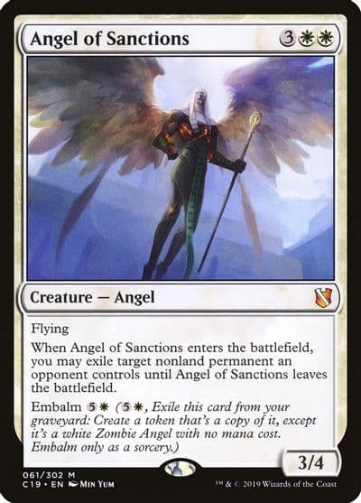 Angel of Sanctions Commander 2019 Magic card