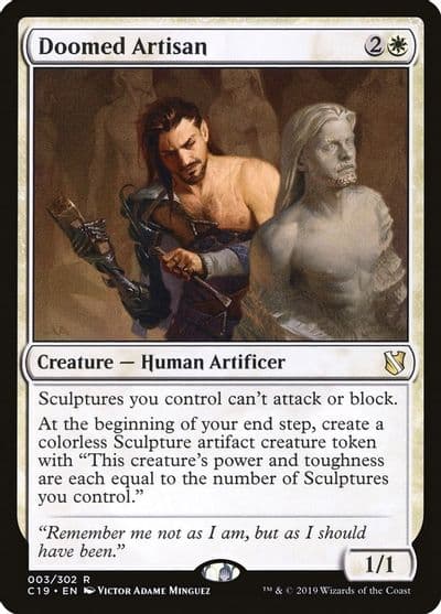 Doomed Artisan Commander 2019 Magic card