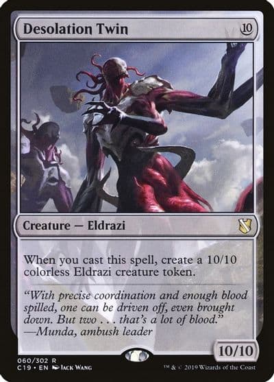 Desolation Twin Commander 2019 Magic card