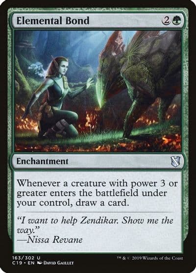 Elemental Bond Commander 2019 Magic card