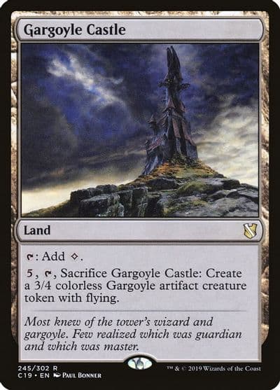 Gargoyle Castle Commander 2019 Magic card