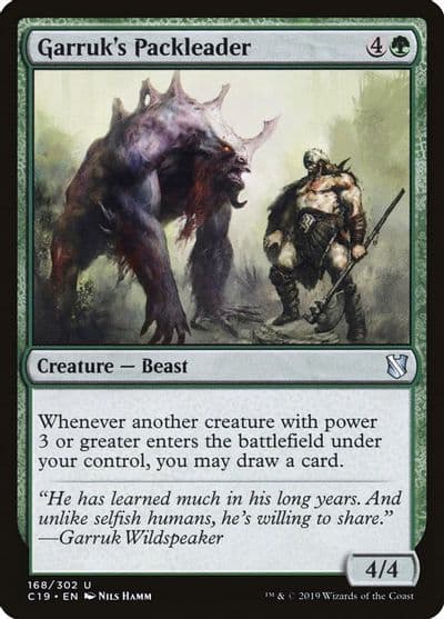 Garruks Packleader Commander 2019 Magic card