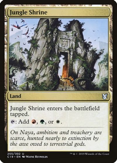 Jungle Shrine Commander 2019 Magic card
