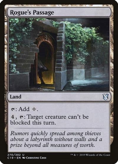 Rogues Passage Commander 2019 Magic card