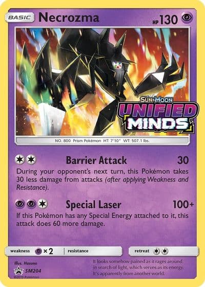 Necrozma - SM204 (Prerelease) SM Promos Pokemon card