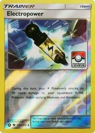 Electropower - 172a/214 (Pokemon League) League & Championship Cards Pokemon card