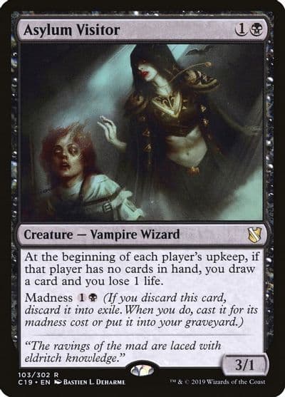 Asylum Visitor Commander 2019 Magic card