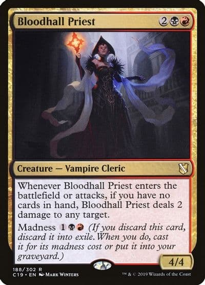 Bloodhall Priest Commander 2019 Magic card