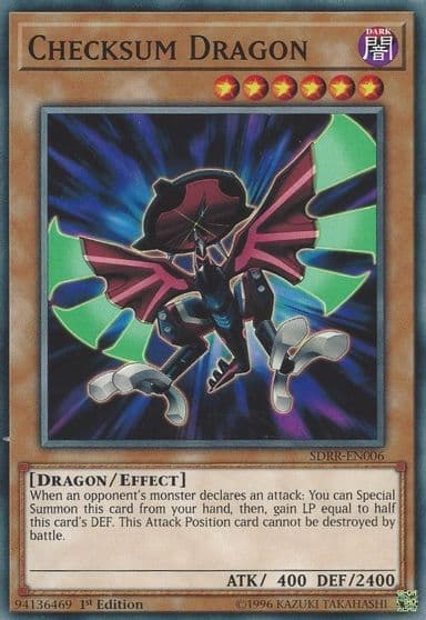 Checksum Dragon Structure Deck: Rokket Revolt Yu-Gi-Oh! card