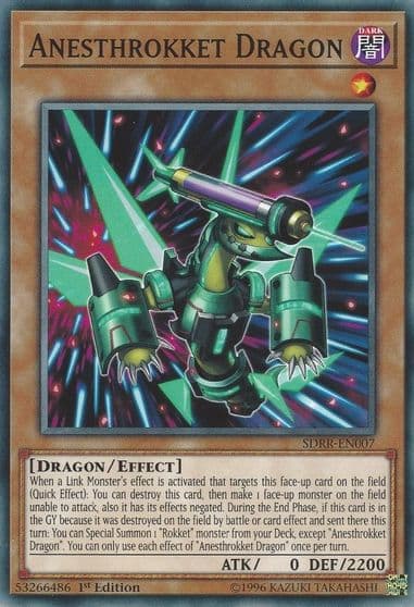 Anesthrokket Dragon Structure Deck: Rokket Revolt Yu-Gi-Oh! card