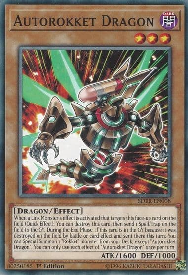 Autorokket Dragon Structure Deck: Rokket Revolt Yu-Gi-Oh! card