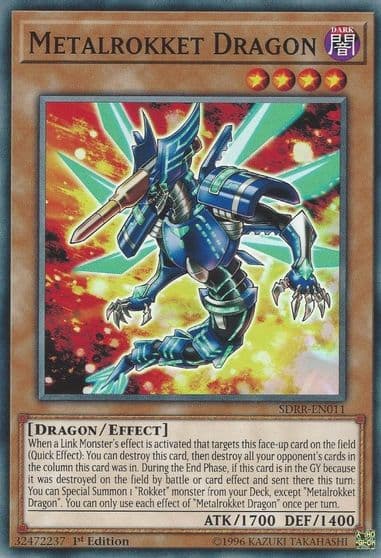 Metalrokket Dragon Structure Deck: Rokket Revolt Yu-Gi-Oh! card