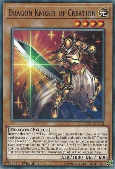 Dragon Knight of Creation Structure Deck: Rokket Revolt Yu-Gi-Oh! card