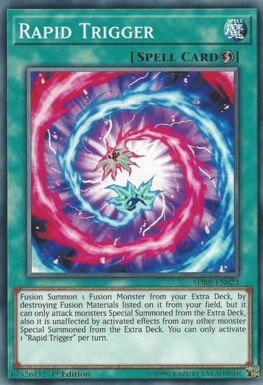 Rapid Trigger Structure Deck: Rokket Revolt Yu-Gi-Oh! card