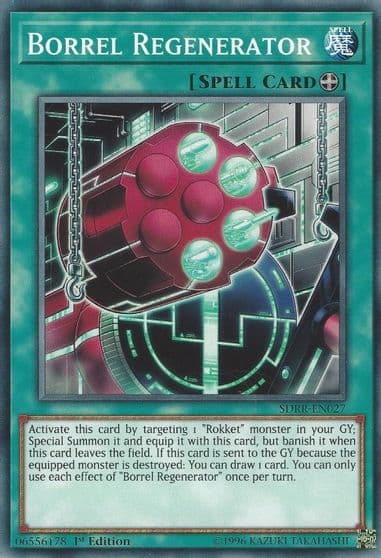 Borrel Regenerator Structure Deck: Rokket Revolt Yu-Gi-Oh! card