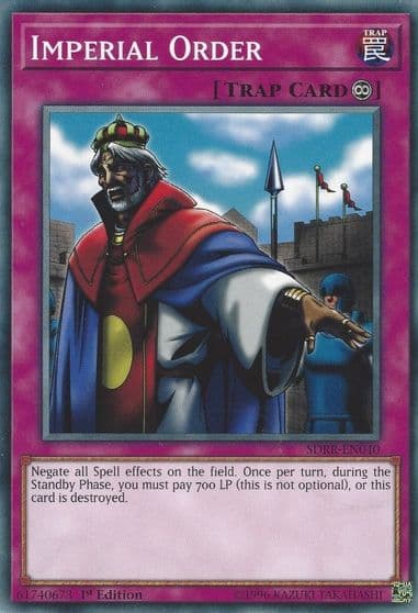 Imperial Order Structure Deck: Rokket Revolt Yu-Gi-Oh! card