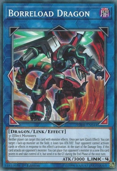 Borreload Dragon Structure Deck: Rokket Revolt Yu-Gi-Oh! card