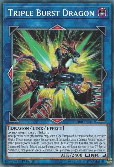 Triple Burst Dragon Structure Deck: Rokket Revolt Yu-Gi-Oh! card