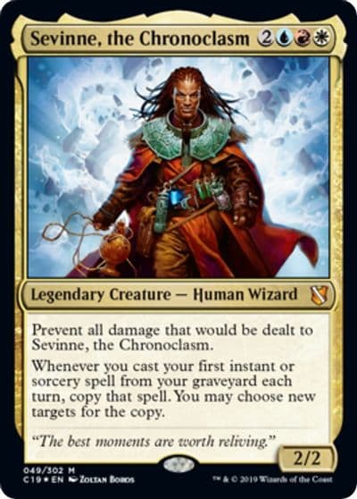 Sevinne the Chronoclasm Commander 2019 Oversize Cards Magic card