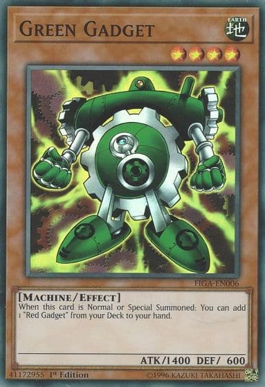 Green Gadget Fists of the Gadgets Yu-Gi-Oh! card