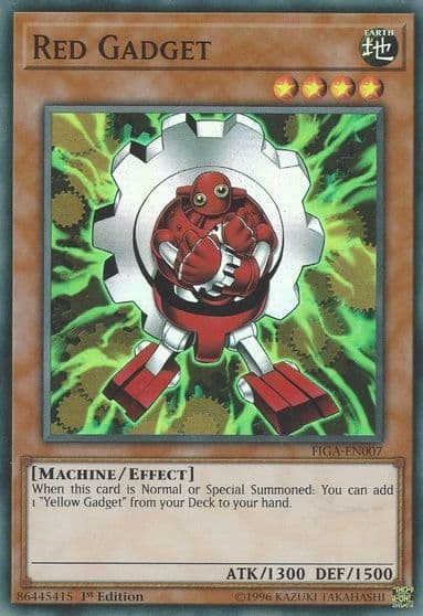 Red Gadget Fists of the Gadgets Yu-Gi-Oh! card