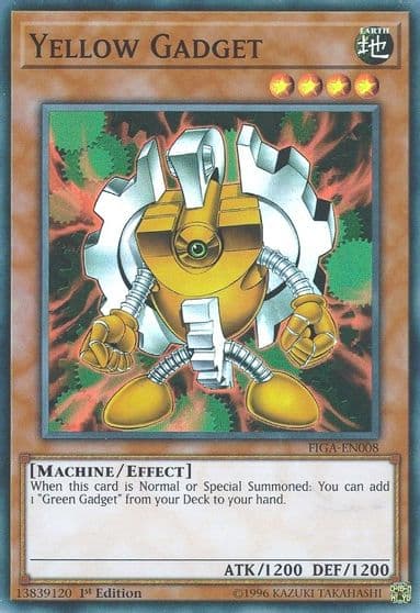 Yellow Gadget Fists of the Gadgets Yu-Gi-Oh! card