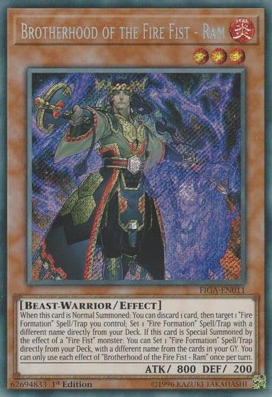 Brotherhood of the Fire Fist Ram Fists of the Gadgets Yu-Gi-Oh! card