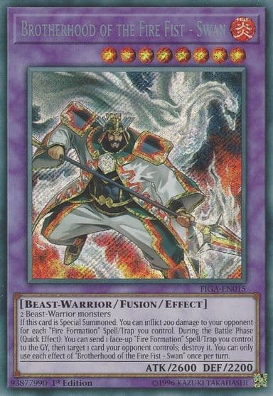 Brotherhood of the Fire Fist Swan Fists of the Gadgets Yu-Gi-Oh! card