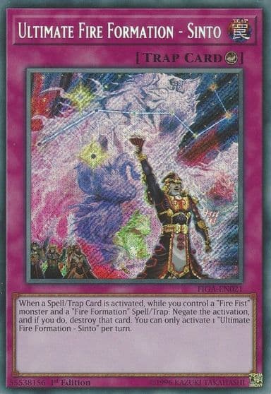 Ultimate Fire Formation Sinto Fists of the Gadgets Yu-Gi-Oh! card