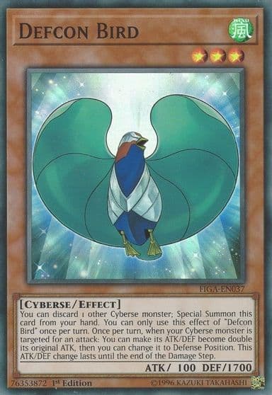 Defcon Bird Fists of the Gadgets Yu-Gi-Oh! card
