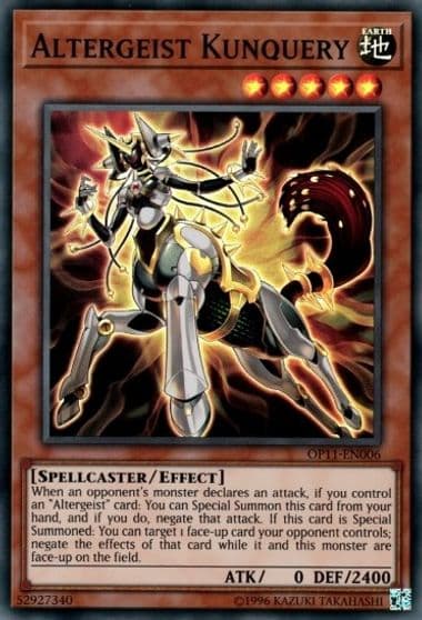 Altergeist Kunquery OTS Tournament Pack 11 Yu-Gi-Oh! card
