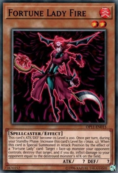 Fortune Lady Fire OTS Tournament Pack 11 Yu-Gi-Oh! card