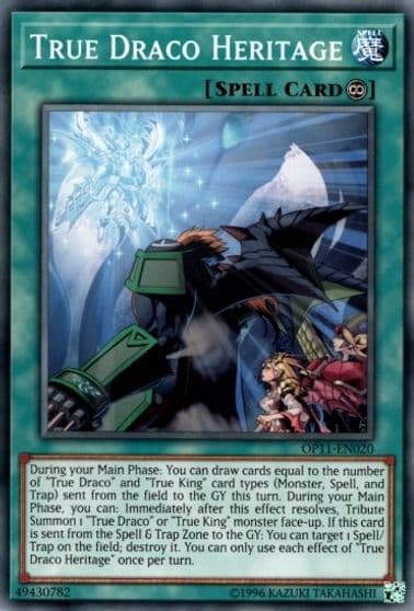 True Draco Heritage OTS Tournament Pack 11 Yu-Gi-Oh! card