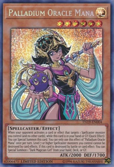Palladium Oracle Mana 2019 Gold Sarcophagus Tin Yu-Gi-Oh! card