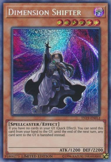 Dimension Shifter 2019 Gold Sarcophagus Tin Yu-Gi-Oh! card