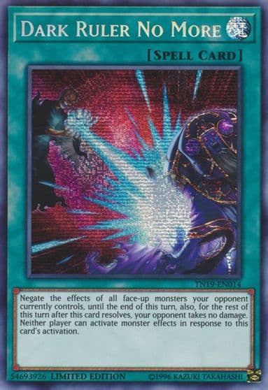 Dark Ruler No More 2019 Gold Sarcophagus Tin Yu-Gi-Oh! card