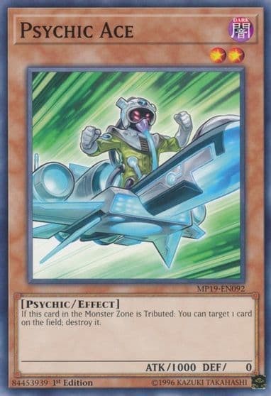 Psychic Ace 2019 Gold Sarcophagus Tin Mega Pack Yu-Gi-Oh! card