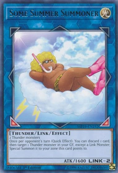 Some Summer Summoner 2019 Gold Sarcophagus Tin Mega Pack Yu-Gi-Oh! card