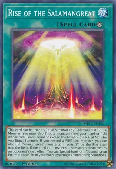 Rise of the Salamangreat 2019 Gold Sarcophagus Tin Mega Pack Yu-Gi-Oh! card