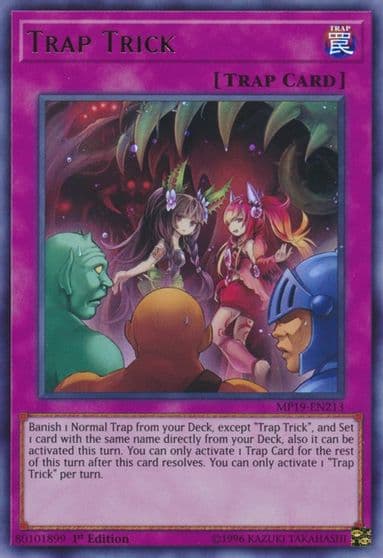 Trap Trick 2019 Gold Sarcophagus Tin Mega Pack Yu-Gi-Oh! card